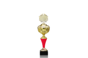 Pokal Cordula neonpink in Größe 33,0cm