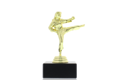 Kunststofffigur Karate Damen 14,0cm